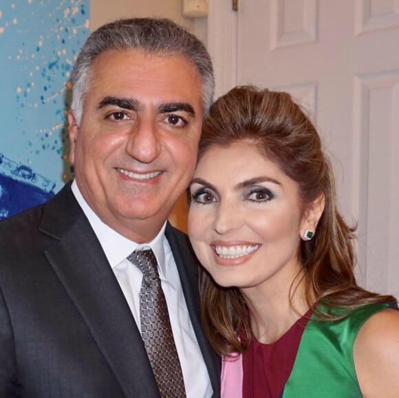 Reza et Yasmine Pahlavi en 2017.