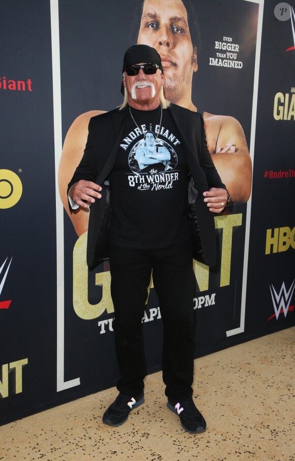 Hulk Hogan à la première de 'Andre the Giant' à Hollywood, le 29 mars 2018.