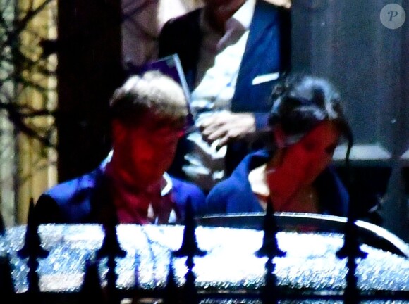 Le prince Harry, duc de Sussex, et Meghan Markle (enceinte), duchesse de Sussex assistent à un hommage à Henry van Straubenzee à l'église St Luke dans le quartier de Chelsea à Londres le 4 décembre 2018.