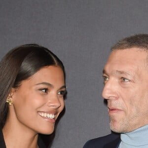 Vincent Cassel et sa femme Tina Kunakey à l'avant-première du film policier "L'Empereur de Paris" au cinéma Gaumont-Opéra à Paris, France, le 10 décembre 2018. © Coadic Guirec/Bestimage