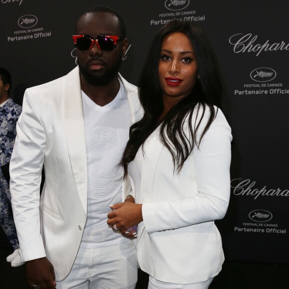 Maitre Gims et sa femme DemDem lors de la soirée Chopard lors du 69ème Festival International du Film de Cannes le 16 mai 2016.