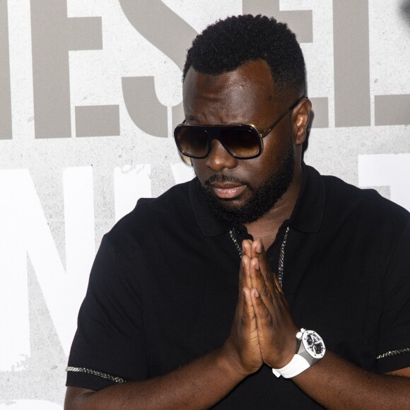 Maître Gims (Gandhi Djuna) à la soirée de lancement du nouveau parfum Diesel "Only The Brave Street" au Palais de Tokyo à Paris, le 6 septembre 2018. © Pierre Perusseau/Bestimage