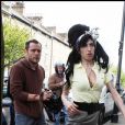 Amy Winehouse et son mari Blake Fielder-Civil à Londres le 28 avril 2008.