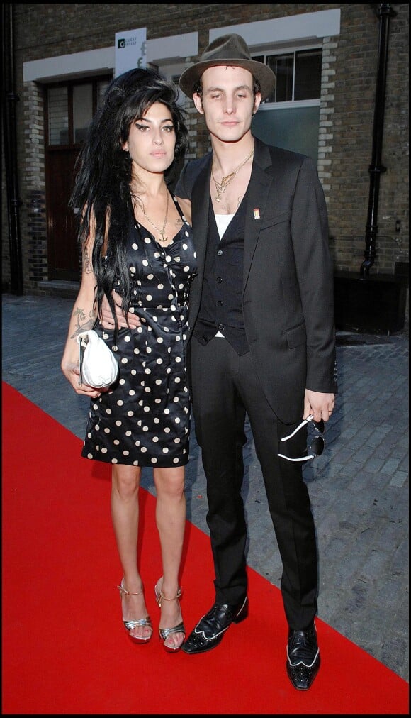 Amy Winehouse et son mari Blake Fielder-Civil à Londres en juin 2007.