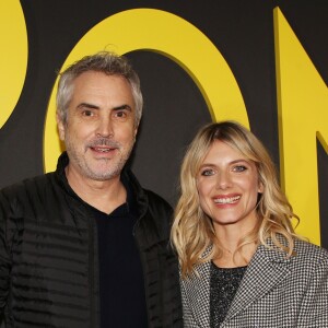 Alfonso Cuarón et Mélanie Laurent - Avant-première du film "Roma" au cinéma Max Linder à Paris le 12 Décembre 2018. © Denis Guignebourg/Bestimage