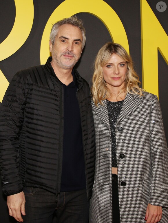 Alfonso Cuarón et Mélanie Laurent - Avant-première du film "Roma" au cinéma Max Linder à Paris le 12 Décembre 201. © Denis Guignebourg/Bestimage12/12/2018 - Paris