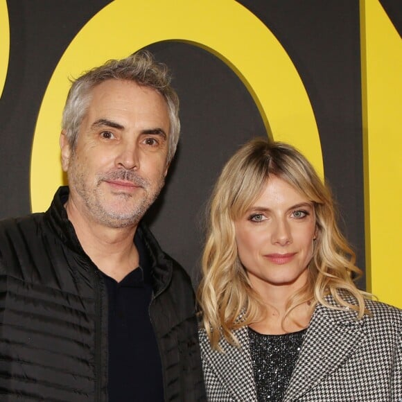 Alfonso Cuarón et Mélanie Laurent - Avant-première du film "Roma" au cinéma Max Linder à Paris le 12 Décembre 201. © Denis Guignebourg/Bestimage12/12/2018 - Paris