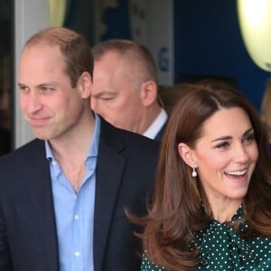 Le prince William et la duchesse Catherine de Cambridge visitaient l'hôpital pour enfants Evelina à Londres le 11 décembre 2018.