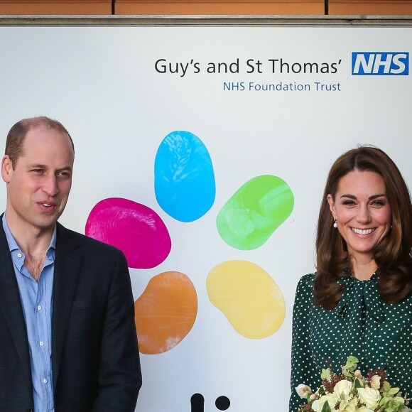 Le prince William et la duchesse Catherine de Cambridge visitaient l'hôpital pour enfants Evelina à Londres le 11 décembre 2018.