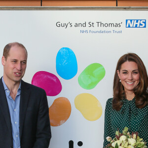 Le prince William et la duchesse Catherine de Cambridge visitaient l'hôpital pour enfants Evelina à Londres le 11 décembre 2018.