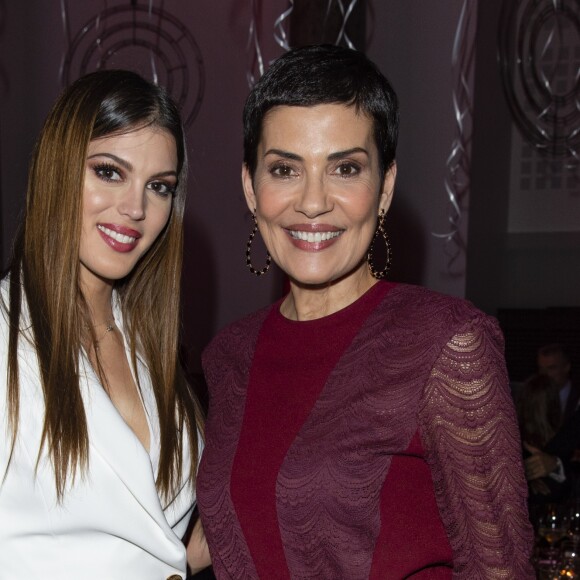 Iris Mittenaere et Cristina Cordula - 10e dîner LINK pour Aides au Pavillon Cambon à Paris, le 3 décembre 2018. © Pierre Perusseau/Bestimage