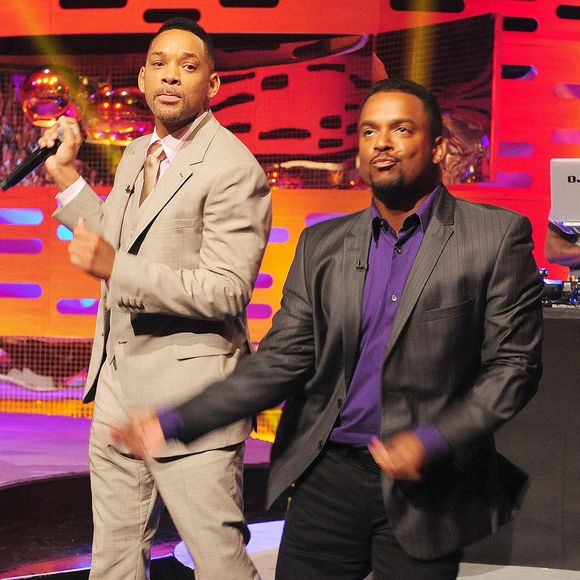 Will Smith et Alfonso Ribeiro sur le plateau du Graham North Show. Londres, mai 2013.