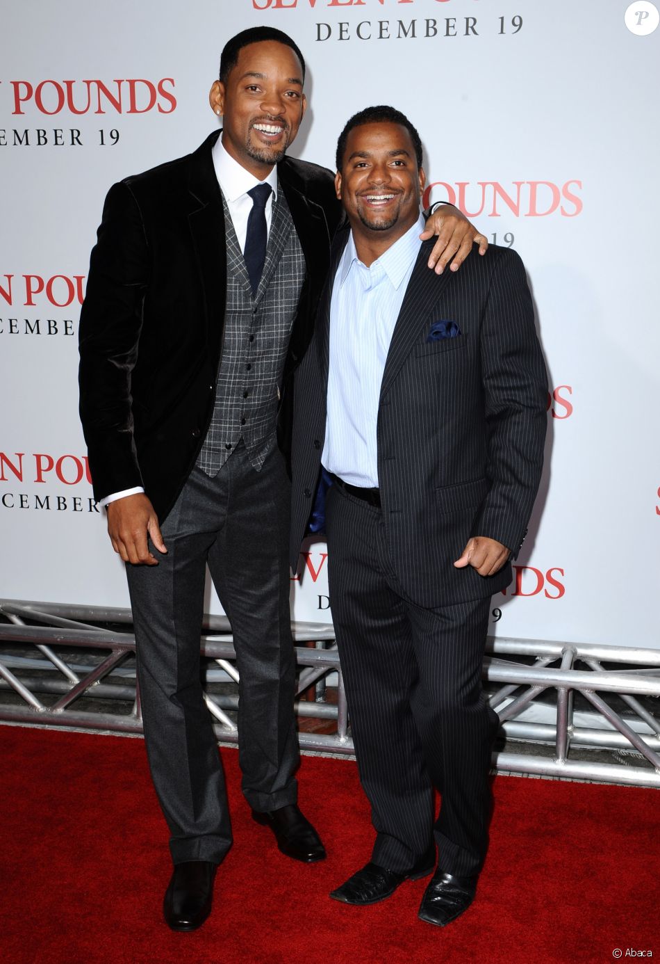 Will Smith et Alfonso Ribeiro à Los Angeles. Décembre 2008. Purepeople