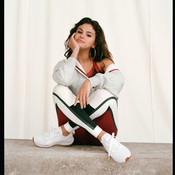 Selena Gomez crée sa première collection complète pour Puma. 2018.