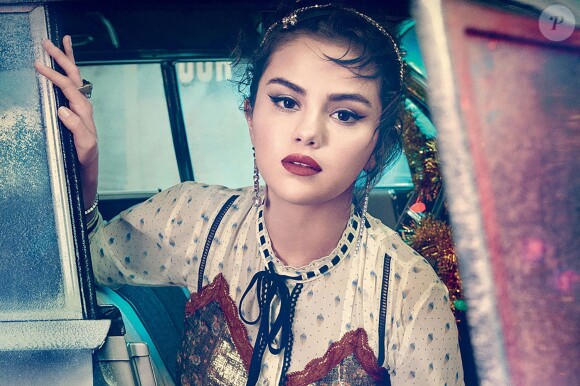 Selena Gomez pose pour la campagne de pub de la marque Coach. Photo publiée en novembre 2018.