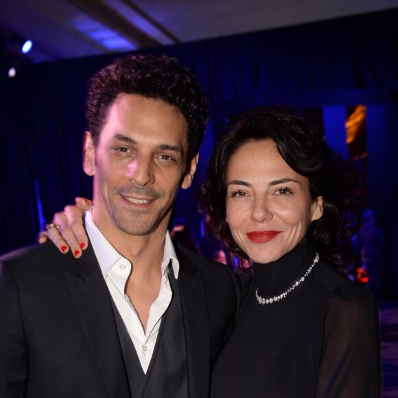 Semi-exclusif - Tomer Sisley et sa femme Sandra - Soirée du 10ème anniversaire du joaillier Akillis au Palais de Chaillot à Paris le 10 avril 2018. © Rachid Bellak / Bestimage