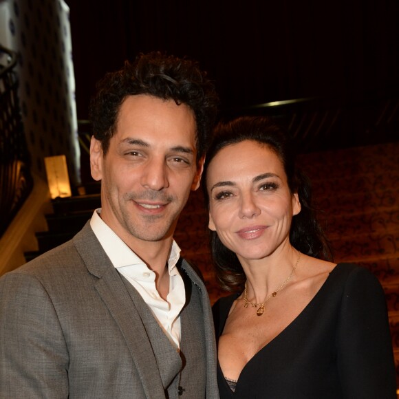 Exclusif - Tomer Sisley avec sa femme Sandra Sisley - Dîner de gala et vente aux enchère pour l'association "Sauveteurs sans frontières" ("Qui sauve une vie sauve l'humanité") à l'hôtel du collectionneur à Paris, France, le 13 février 2018. © Rachid Bellak/Bestimage