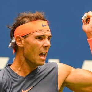 Rafael Nadal lors de l'US Open de tennis au USTA National Tennis Center à New York City, New York, Etats-Unis, le 7 septembre 2018.