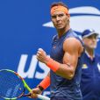 Rafael Nadal lors de l'US Open de tennis au USTA National Tennis Center à New York City, New York, Etats-Unis, le 7 septembre 2018.