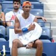 Rafael Nadal - Les joueurs de tennis participent au "Arthur Ashe Kids' Day" à New York avant l'US Open de tennis, le 25 aout 2018.