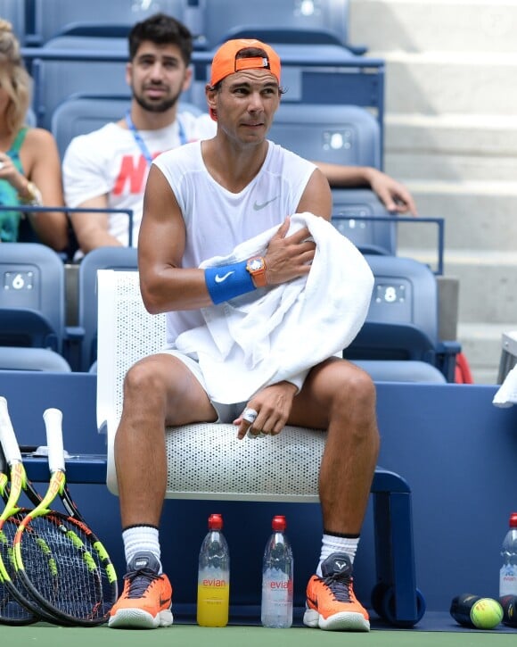 Rafael Nadal - Les joueurs de tennis participent au "Arthur Ashe Kids' Day" à New York avant l'US Open de tennis, le 25 aout 2018.