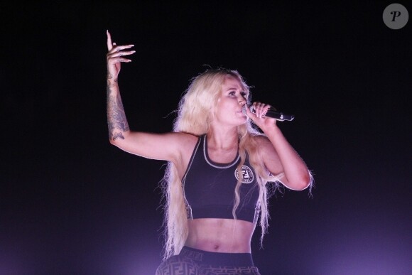 Iggy Azalea en concert au stade Maracana à Rio de Janeiro au Brésil, le 27 décembre 2018.