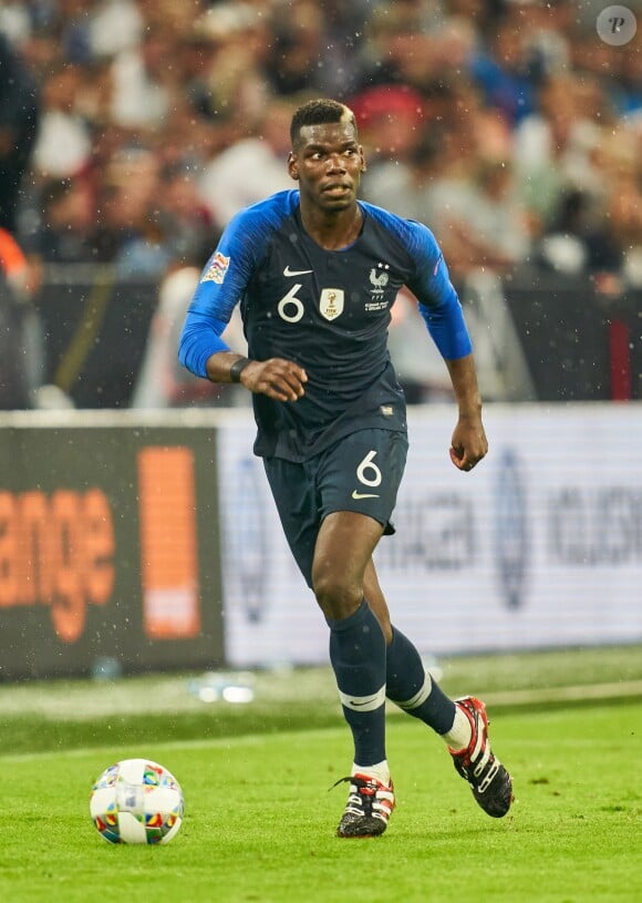 Paul Pogba - Ligue des Nations ; France contre l'Allemagne, 0-0 à Munich le 6 septembre 2018.