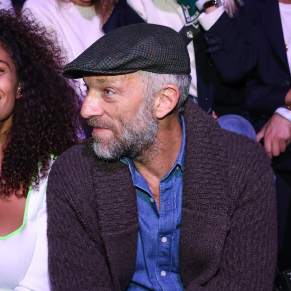 Vincent Cassel et sa femme Tina Kunakey - People lors du "Etam Live Show 2018" aux Beaux-Arts à Paris, le 25 septembre 2018. © Veeren/Moreau/Bestimage