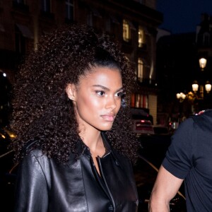 Vincent Cassel et sa femme Tina Kunakey lors de la soirée du 70ème anniversaire de Longchamp à l'Opéra Garnier à Paris, France, le 11 septembre 2018. © Cyril Moreau/Bestimage