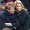 Laurent Delahousse et sa compagne Alice Taglioni lors de la cérémonie d'hommage national à Jean d’Ormesson à l'hôtel des Invalides à Paris le 8 décembre 2017. © Giancarlo Gorassini / Bestimage