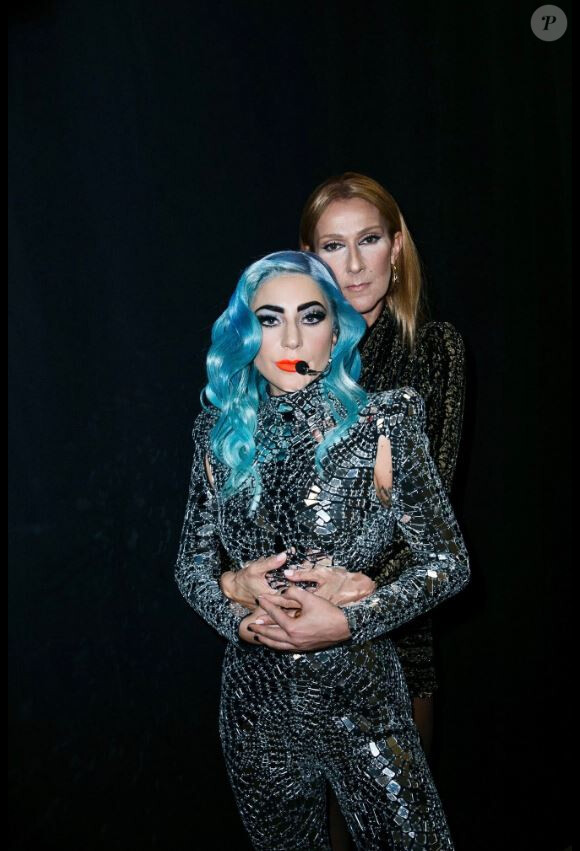 Lady Gaga et Céline Dion, à Las Vegas, le 30 décembre 2018