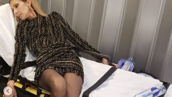 Céline Dion, déchaînée au concert de Lady Gaga, termine sur un brancard
