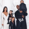 Kim Kardashian et Kanye West avec leurs enfants. Décembre 2018.