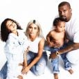 Kim Kardashian West, Kanye West et leurs enfants North et Saint West. Décembre 2017.
