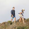 Pippa Middleton et son mari James Matthews profitent d'une baignade en amoureux sur la plage de Colombier à Saint-Barthélemy, Antilles françaises, le 2 janvier 2019.