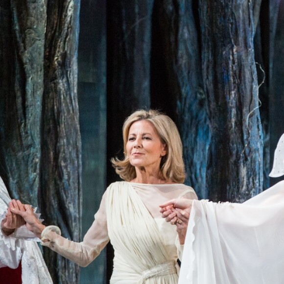 Exclusif - Claire Chazal, Emma Kate Nelson - Spectacle "Peau d'âne" lors de la réouverture du théâtre Marigny à Paris le 22 novembre 2018. © Olivier Borde - Cyril Moreau / Bestimage