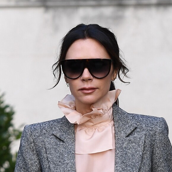 Victoria Beckham au défilé Kent & Curwen à Londres le 6 janvier 2019.