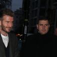 David Beckham au défilé Kent &amp; Curwen à Londres le 6 janvier 2019.