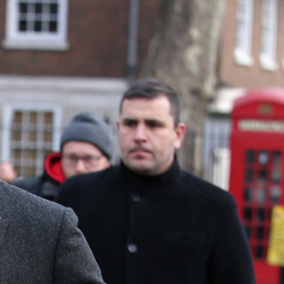 David Beckham au défilé Kent & Curwen à Londres le 6 janvier 2019.