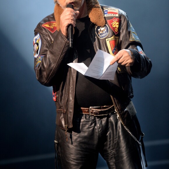 Le chanteur Renaud (Renaud Séchan) (Prix spécial de la Sacem) - Grand Prix Sacem 2018 à la salle Pleyel à Paris présenté par V. Dedienne, le 10 décembre 2018. © Veeren/Bestimage