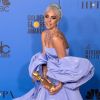 Lady Gaga lors de la press room de la 76ème cérémonie annuelle des Golden Globe Awards au Beverly Hilton Hotel à Los Angeles, Calfornie, Etats-Unis, le 6 janver 2019.