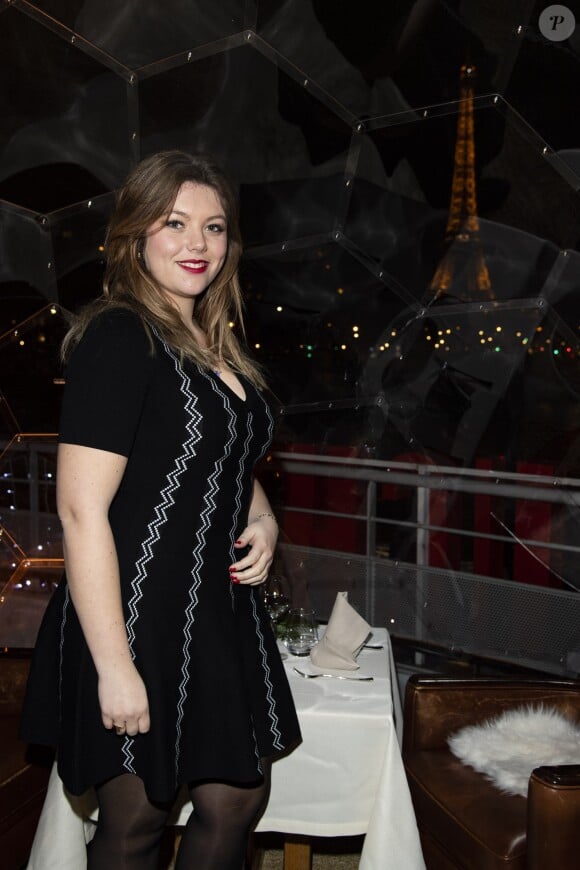 Exclusif - Héloïse Martin - La compagnie des bateaux-mouches fête ses 70 ans et inaugure pour l'occasion le premier Rooftop d'altitude "Hors Piste" à Paris, le 10 janvier 2019. © Pierre Perusseau/Bestimage