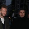 David Beckham au défilé Kent & Curwen à Londres le 6 janvier 2019.