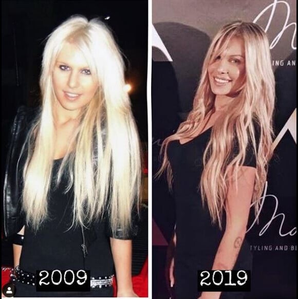 Adixia des "Ch'tis" en 2009 et 2019 - Instagram, 15 janvier 2019