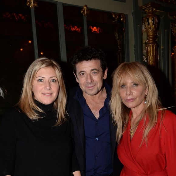 Exclusif - Amanda Sthers (réalisatrice), Patrick Bruel et Rosanna Arquette à l'after-party du film "Holy Lands" au restaurant le Beefbar (Rue Marbeuf dans le 8ème arrondissement) à Paris, France, le 4 décembre 2018. © Rachid Bellak/Bestimage