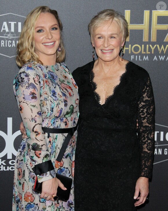 Glenn Close et sa fille Annie Starke à la 22e soirée annuelle Hollywood Film Awards à Los Angeles, le 4 novembre 2018.