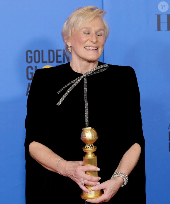 Glenn Close sacrée meilleure actrice - 76e cérémonie annuelle des Golden Globe Awards au Beverly Hilton Hotel à Los Angeles, le 6 janver 2019.