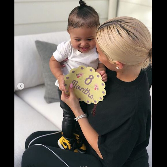 Kylie Jenner et sa fille Stormi, octobre 2018