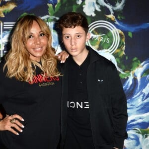 Exclusif - Cathy Guetta et son fils Tim Elvis au défilé Kenzo Homme collection Automne-Hiver 2019/20 lors de la fashion week à Paris, le 20 janvier 2019. © Veeren/CVS/Bestimage