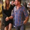 Exclusif - Adrianne Palicki et Scott Grimes se tiennent la main alors qu'ils quittent l'Hôtel Hard Rock pendant le Comic-Con 2018 à San Diego, le 22 juillet 2018.